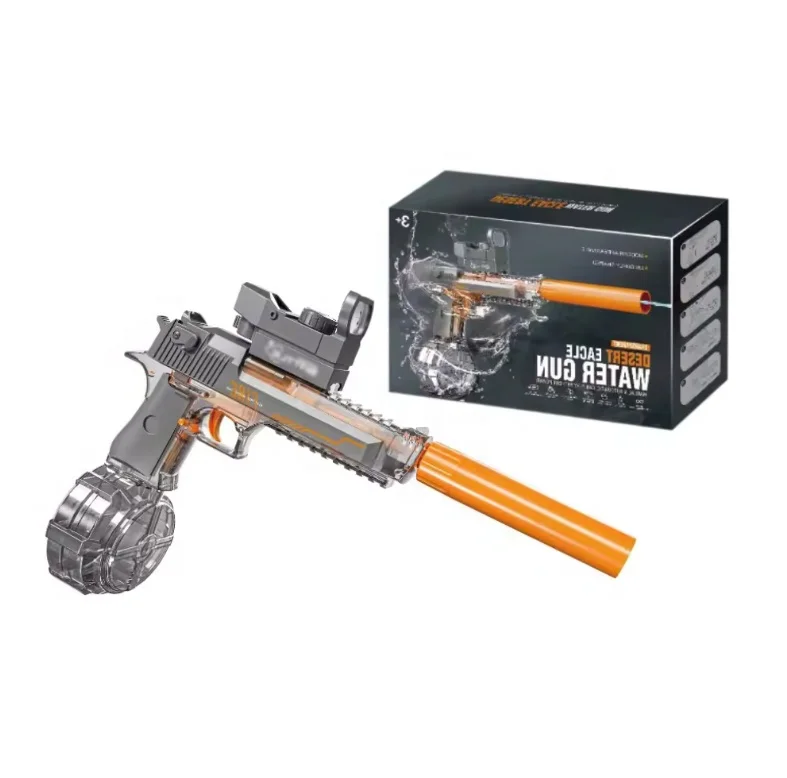 Newest Desert Eagle Children Gun Toys Summer Pool Automatic Watergun Sniper Shooting Toy Gun High Pressure Electric Water Gun