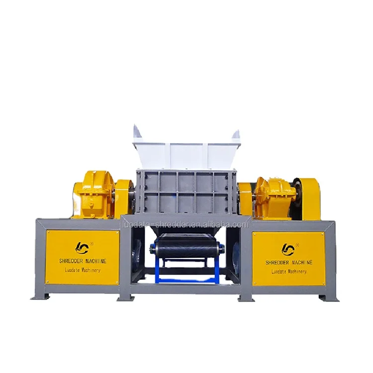 Tyre Shredder Machine Price High Capacity Waste Tire Recycling Plant Rubber Grinder Crusher