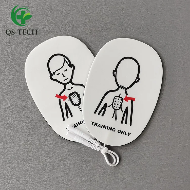 Factory wholesale Adult children defibrillator Electrode Pad for AED Defibrillator Training
