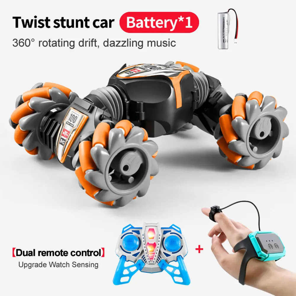 Двухрежимный датчик жестов RC Twister игрушки пульт дистанционного управления каскадер игрушка деформация Радиоуправление 360 Вращающийся Поворотный автомобиль для детей