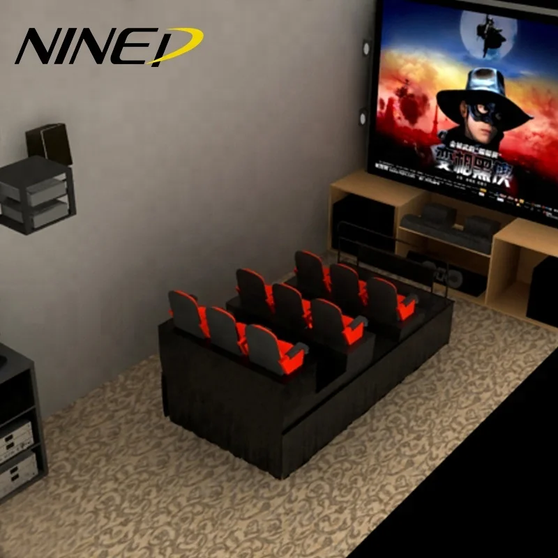 NINED парк развлечений электрическая платформа 6 мест 5D кинотеатр оборудование для продажи