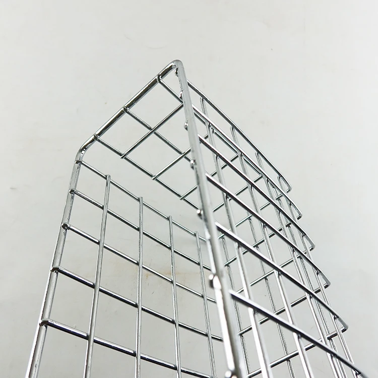 Customized Metal Wire Food Organizer Storage Bin Baskets with Handles for Kitchen Cabinets Pantry Bathroom Laundry Room