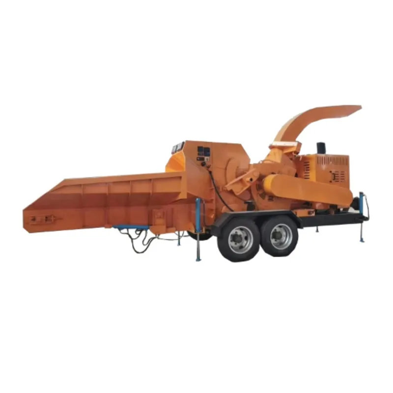 Large Wood Chipping Machine Industrial Forestry Chipper Tree Branch Shredder