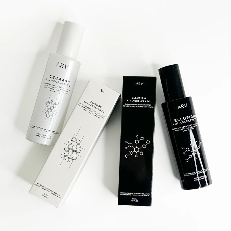 Black Skin Care Packaging Container 4 Oz Luxury Glass Minimalist Body Oil Spray Bottle For Cosmetics 200 Ml