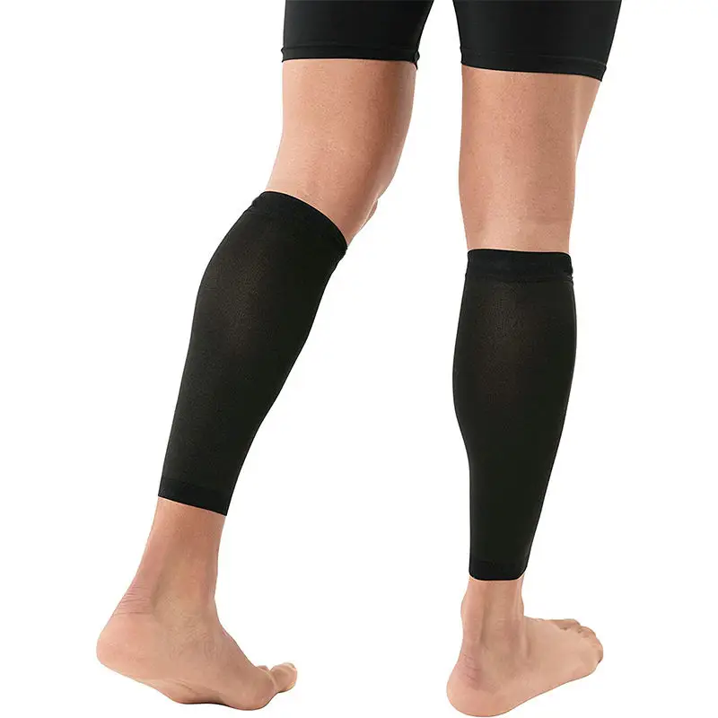 Custom Copper Nylon Sports Compression Leg Calf Sleeves