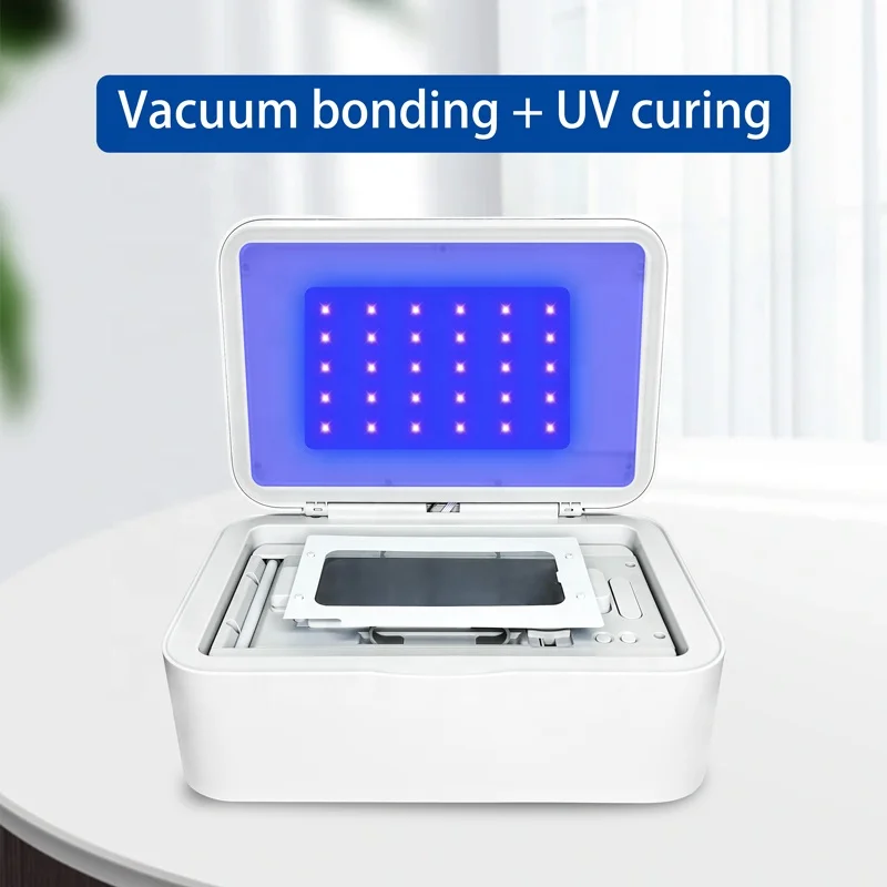 Hydrogel Screen Protector UV Light Vacuum Machine Mobile phone screen protective film automatic film placement machine