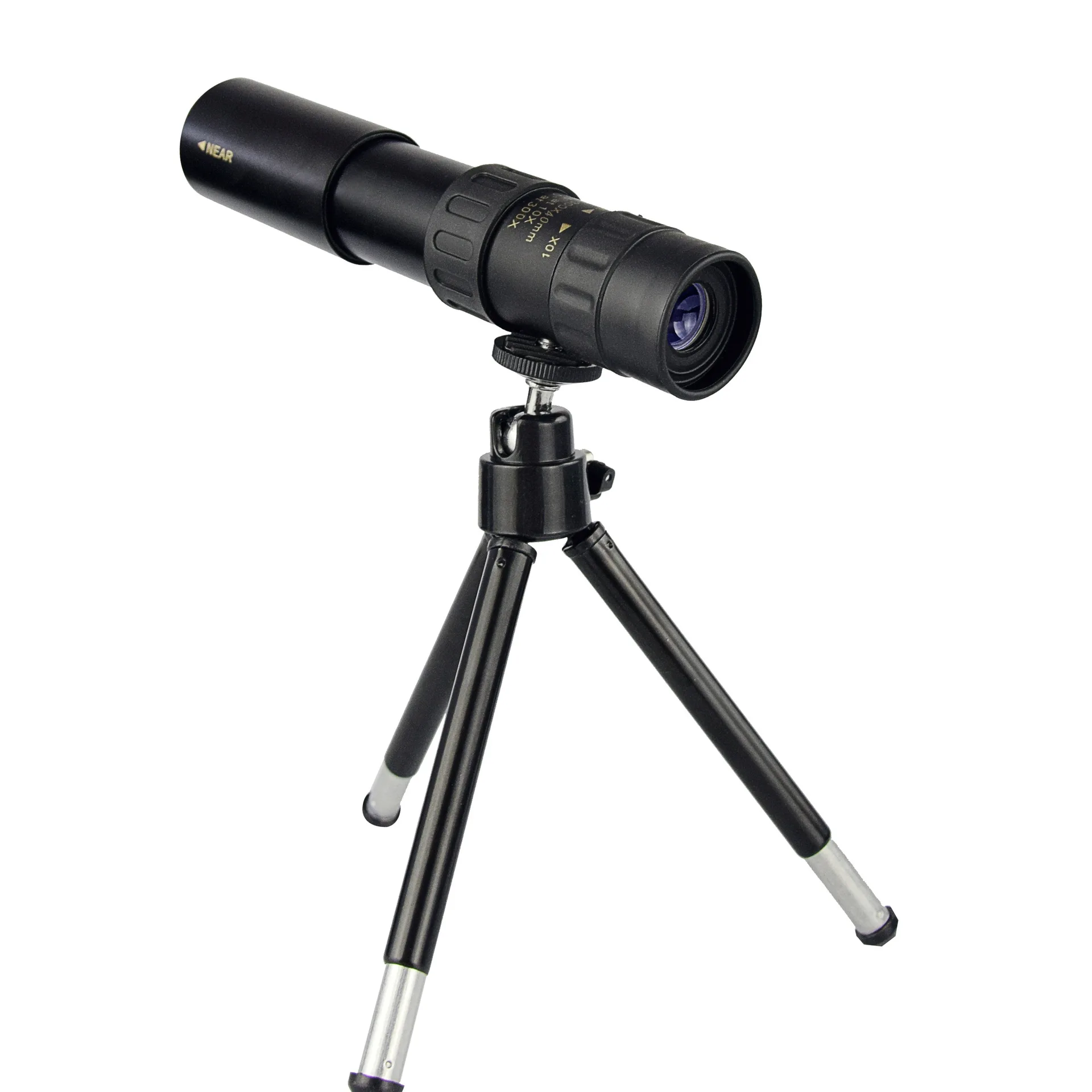 Outdoor Monocular Telescope, Monocular 10-300*40 High Power Monocular with Smartphone Holder and Tripod