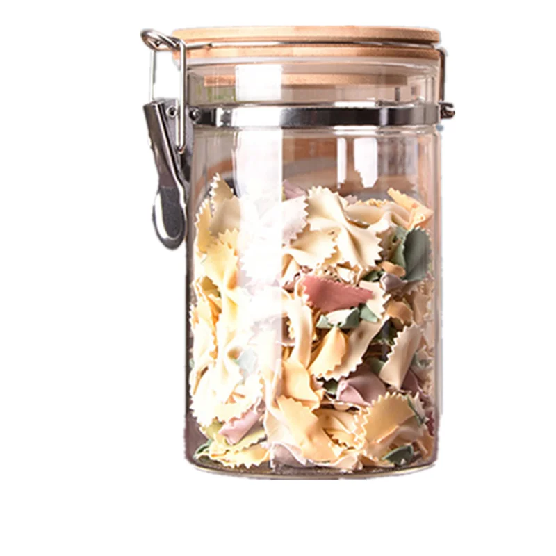 Customized Direct Selling Wide Mouth Glass Mason Storage Jar with Lids