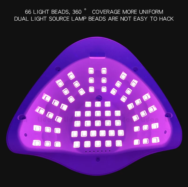 280W Sun 12 Max High-Power Professional UV LED Nail Lamp 66 Lamp Beads Lamp UV Nails