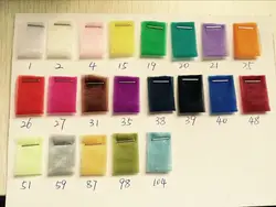 Mixed Color 8 x 12 Inches Large Organza Bags Draw String Jewelry Pouch