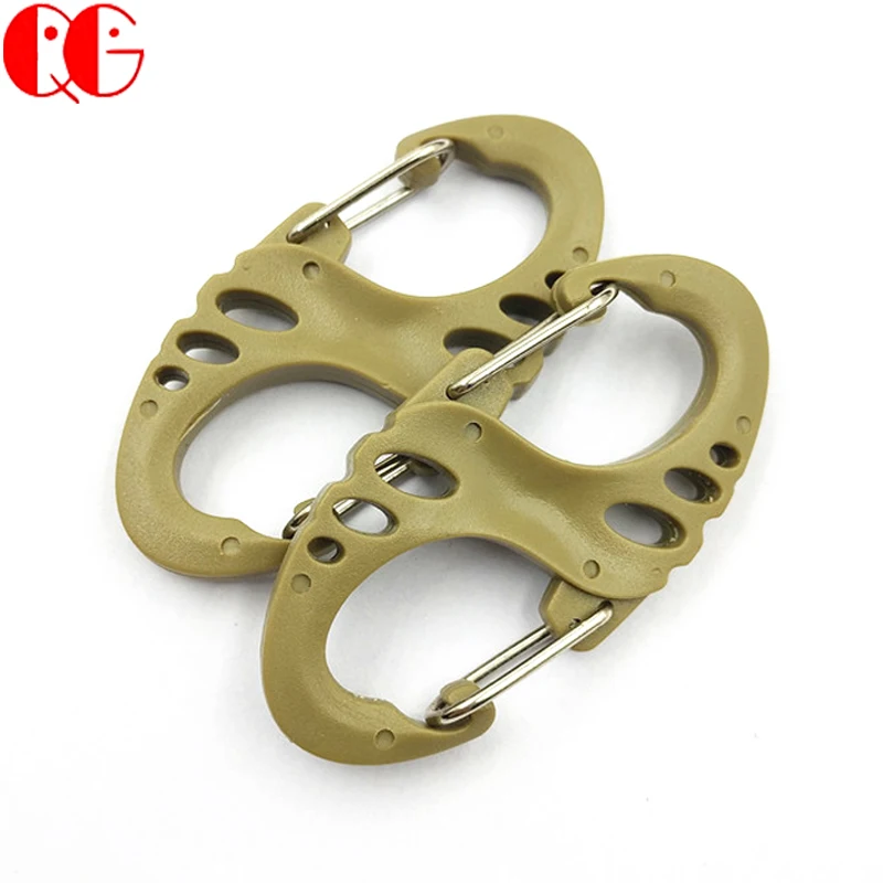 Пластиковый карабин 8 форм