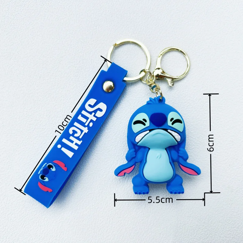 Xinxing Wholesale Cartoon Anime Keychain Cute Blue Doll Keyring Car Pendant  Accessory pendant The Best Gift Kids Toys Gifts