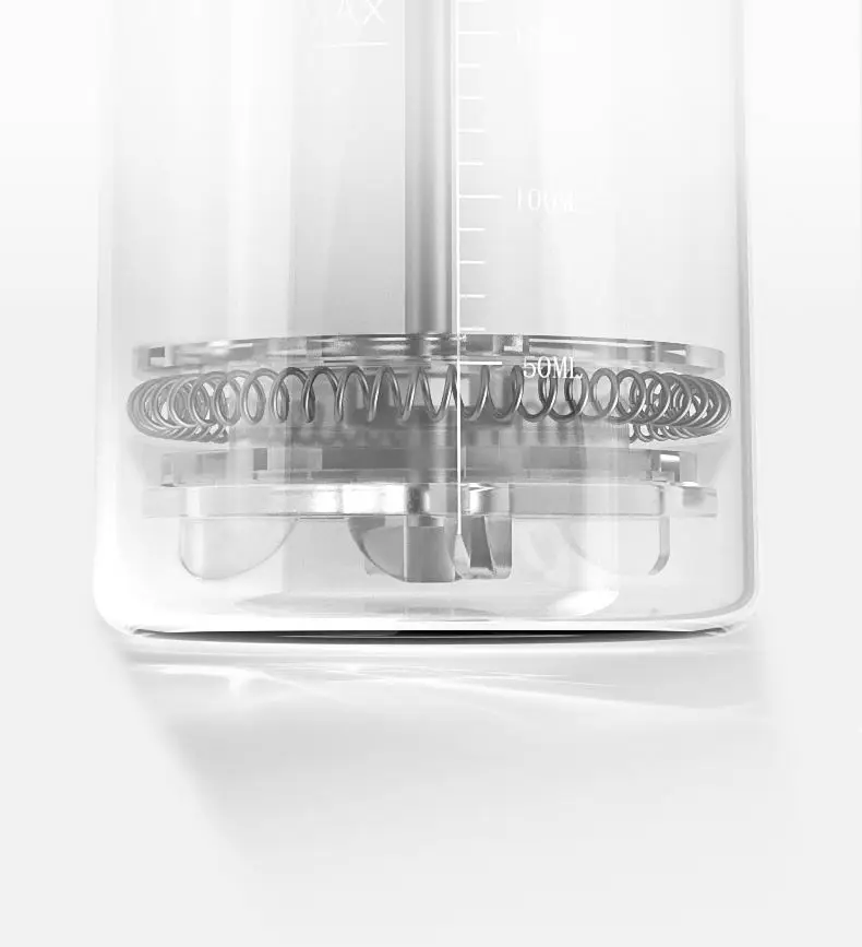 DD589  Manual Press Cream Coffeepot Cup Kettle Espresso Coffeemaker Coffee Pot Maker Coffee Glass Urns Milk Frother