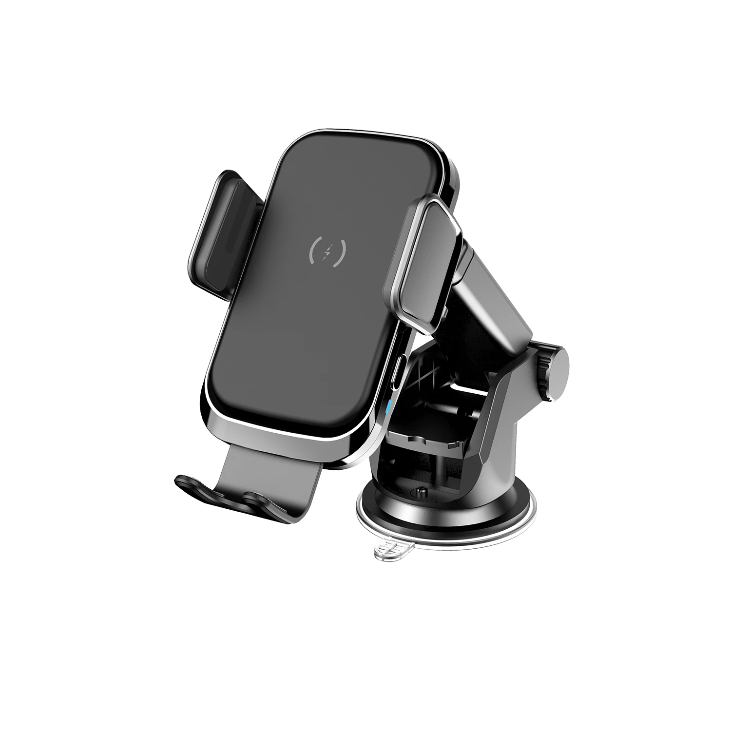 Hot selling QI fast charging X7 smart sensor automatic clip car air vent dashboard windshield phone holder wireless charger
