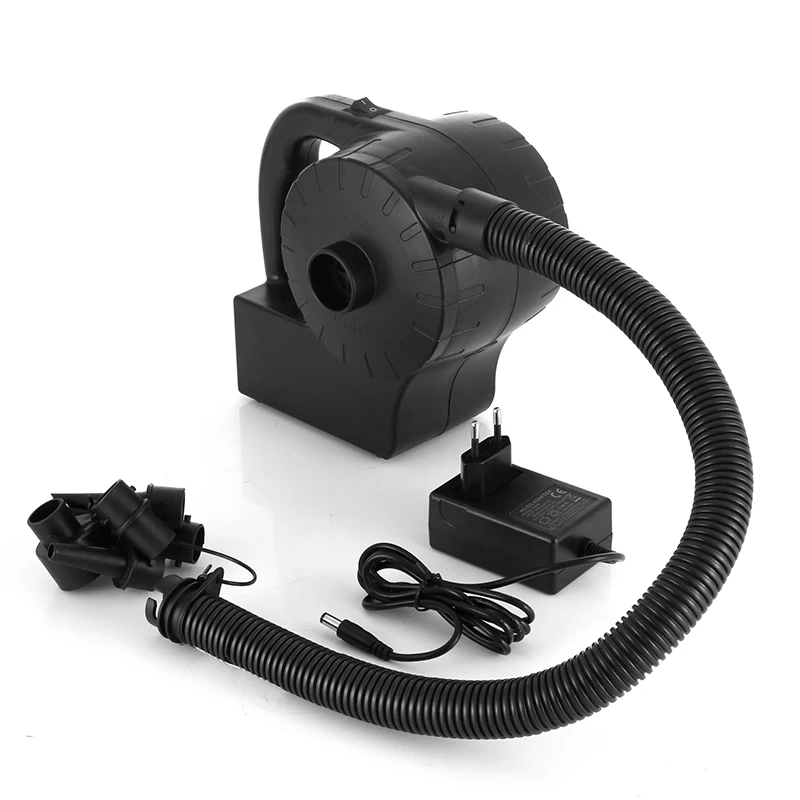 Universal Good Quality Black High Power Electric Air Pump For Inflatables