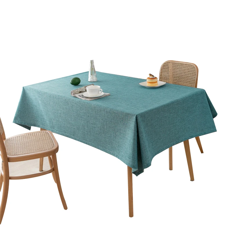 Cheap Oilproof Table Cloth Fabric Tablecloth linen tablecloth for Coffee Kitchen Dining Table Decorations
