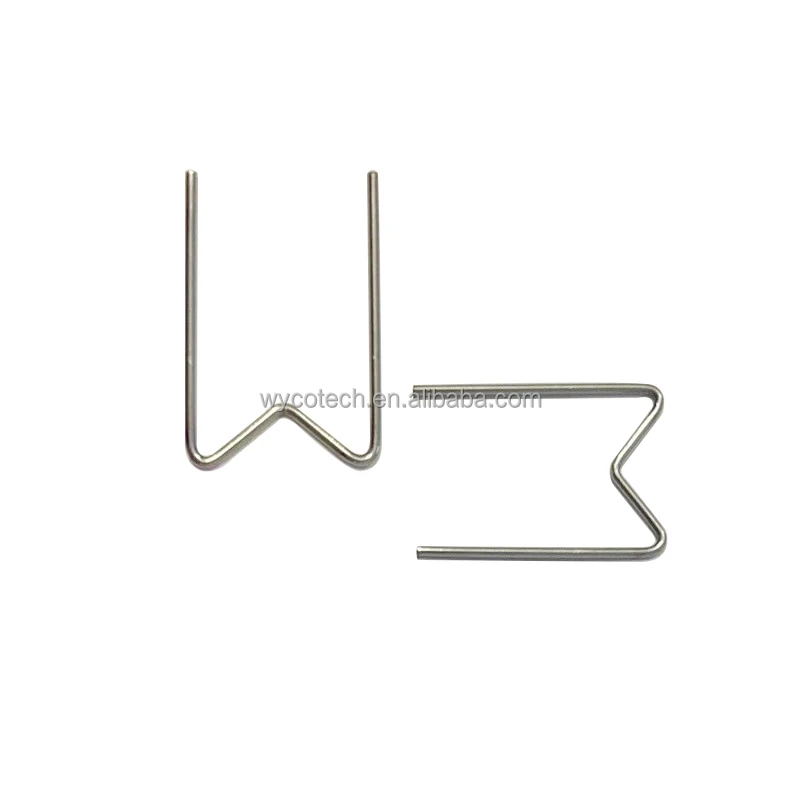 Упаковка 100 шт. 0 8 мм маленькие M-образные скобы для горячего степлера пластиковые ремонтные бампера кузова/пластика пайки/горячей