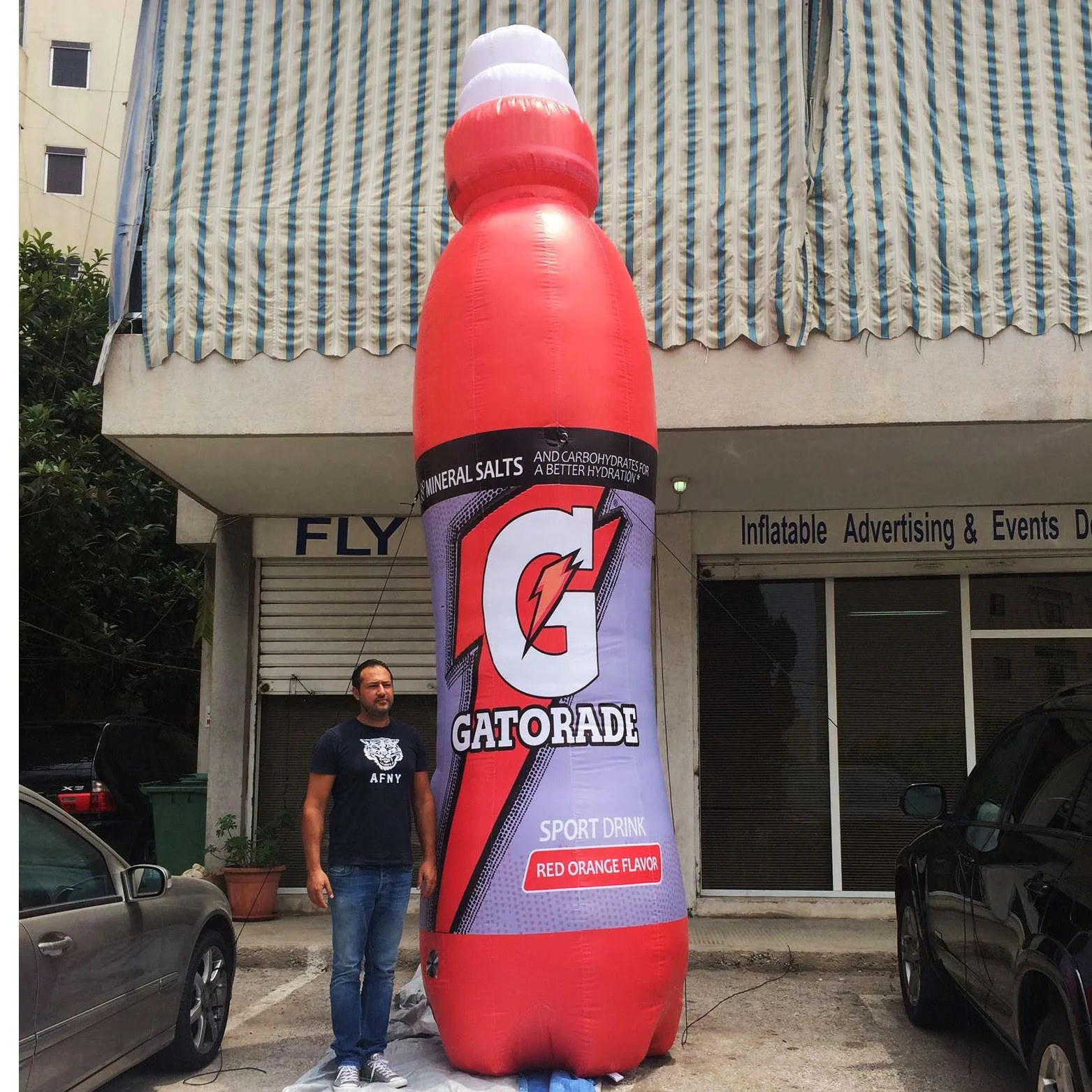 Giant Inflatable Drink Juice Soda Bottle Shape Balloon