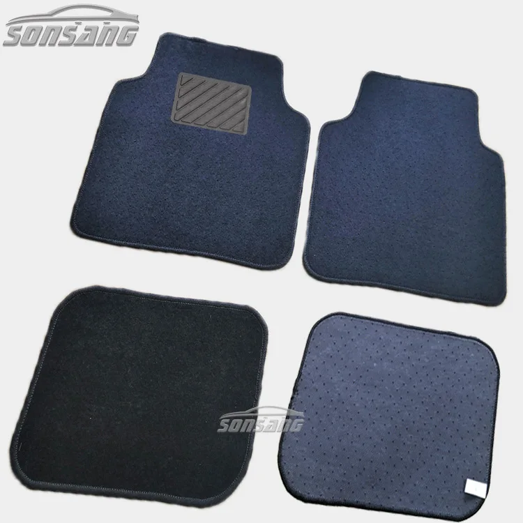 Fashion black car carpet universal with custom logo