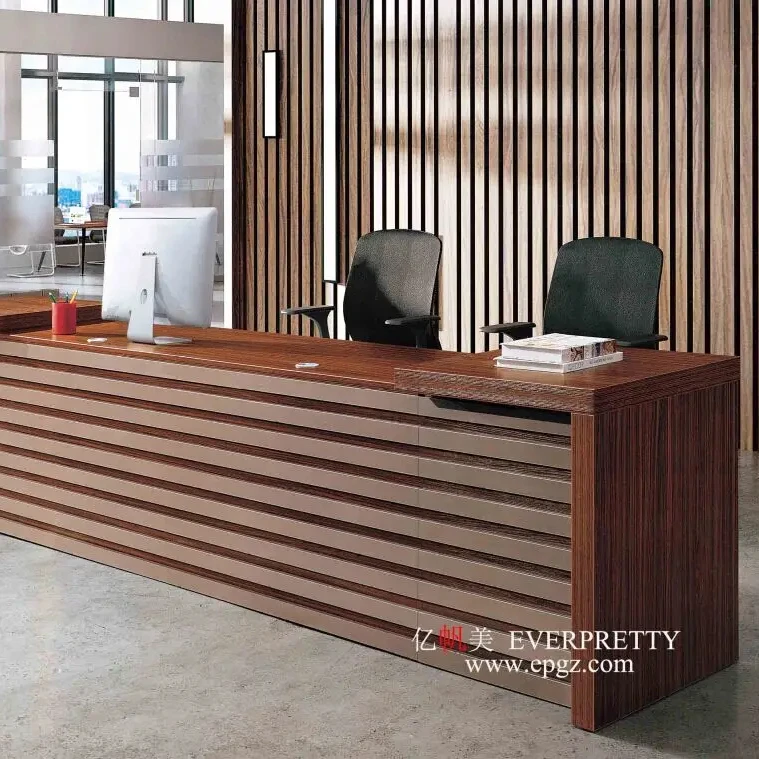 Counter Reception White Office Reception Desk Corporate Front Desk Design Wooden Factory Price Modern Wood Office Furniture