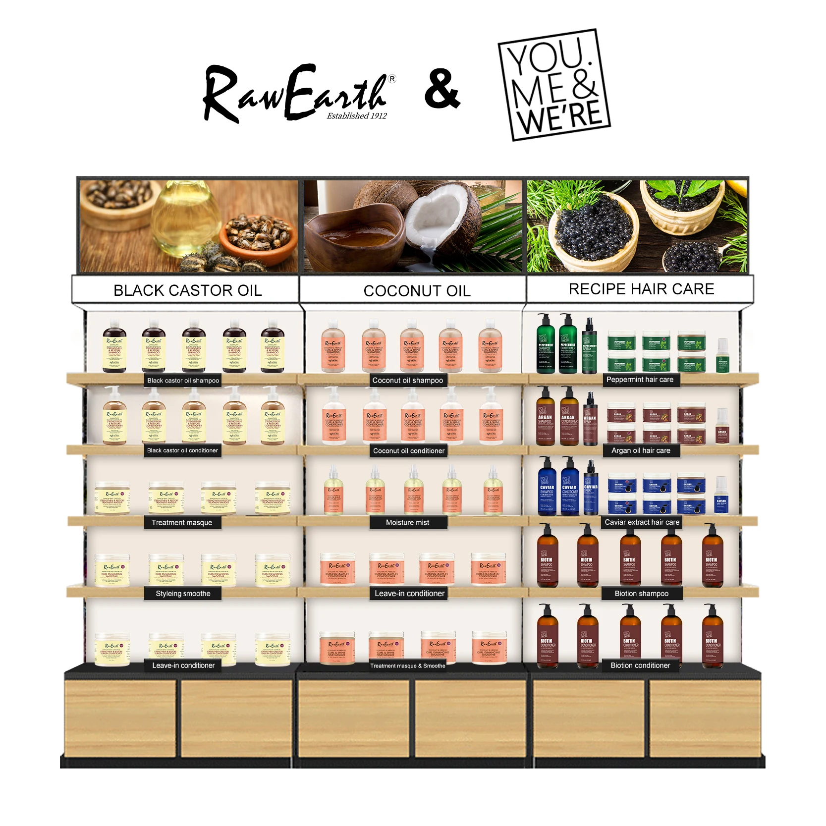 private label OEM customize shea keratin bio caviar sulfate free shampoo and conditioner wholesale moisture hair products