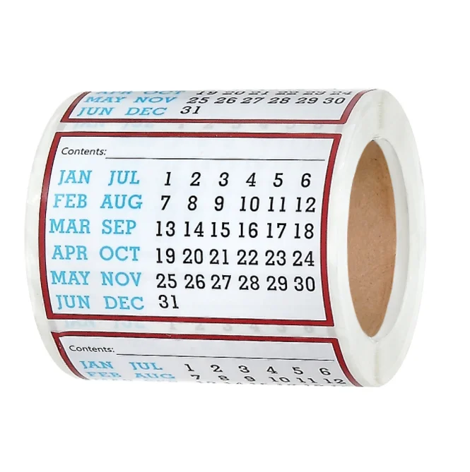 60*40 self adhesive direct thermal sticker paper barcode label