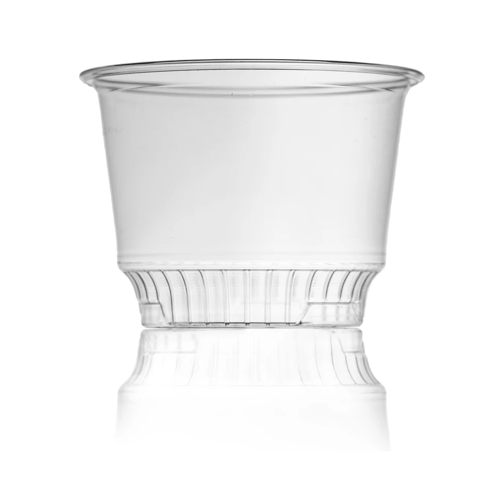 200 ml Clear biodegradable disposable PLA Cups for Ice Cream Dessert expresso coffee Cups Snack Bowl