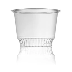 200 ml Clear biodegradable disposable PLA Cups for Ice Cream Dessert expresso coffee Cups Snack Bowl