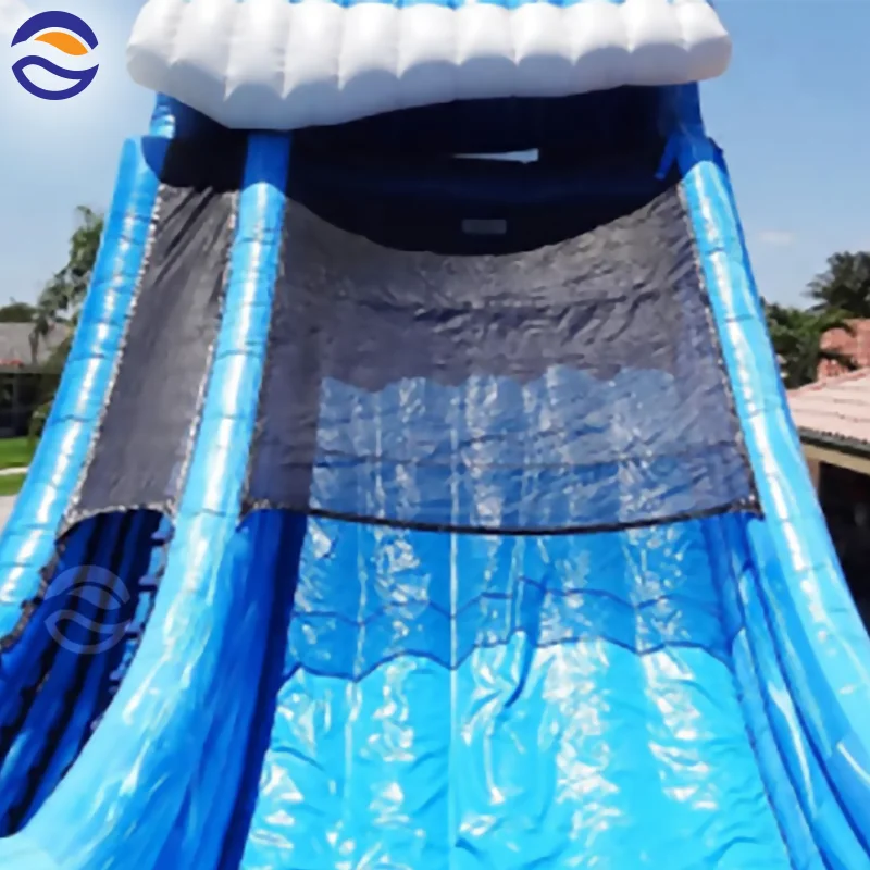 Thrilling 23 Ft Tall Waterslide Slip And Slide Giant Inflatable Water Slide For Adult