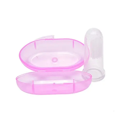 Finger shape Hot Sale Silicon Finger Toothbrush for Babies