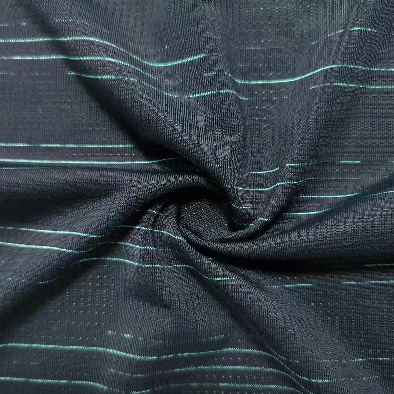 Knits Stretch 85%Nylon 3%Polyester 12%Spandex Fabric Soft Breathable Weft Mesh Fabric for Athletic Mesh Apparel