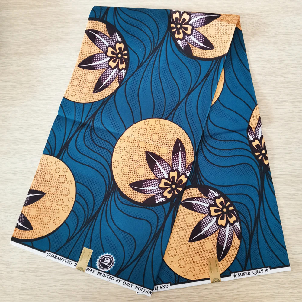 100% Polyester wax print fabric