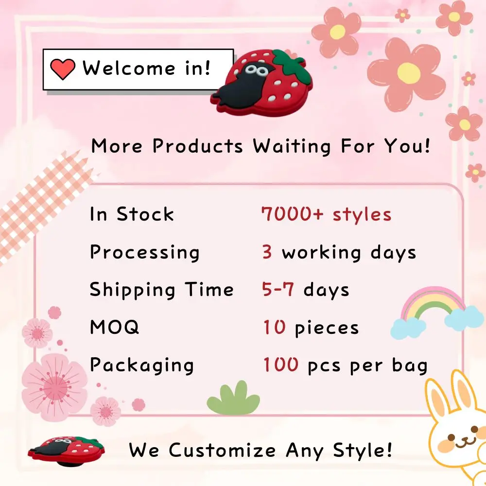 popular designer shoe charm child adults shoe buckle pvc charm shoe accessories food wholesale low moq products for sale