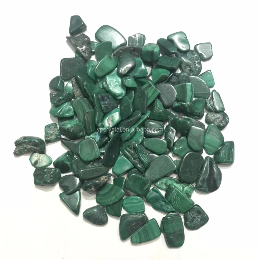 Wholesale Semi Precious Stone Malachite Tumbled Stone Crystal Stone