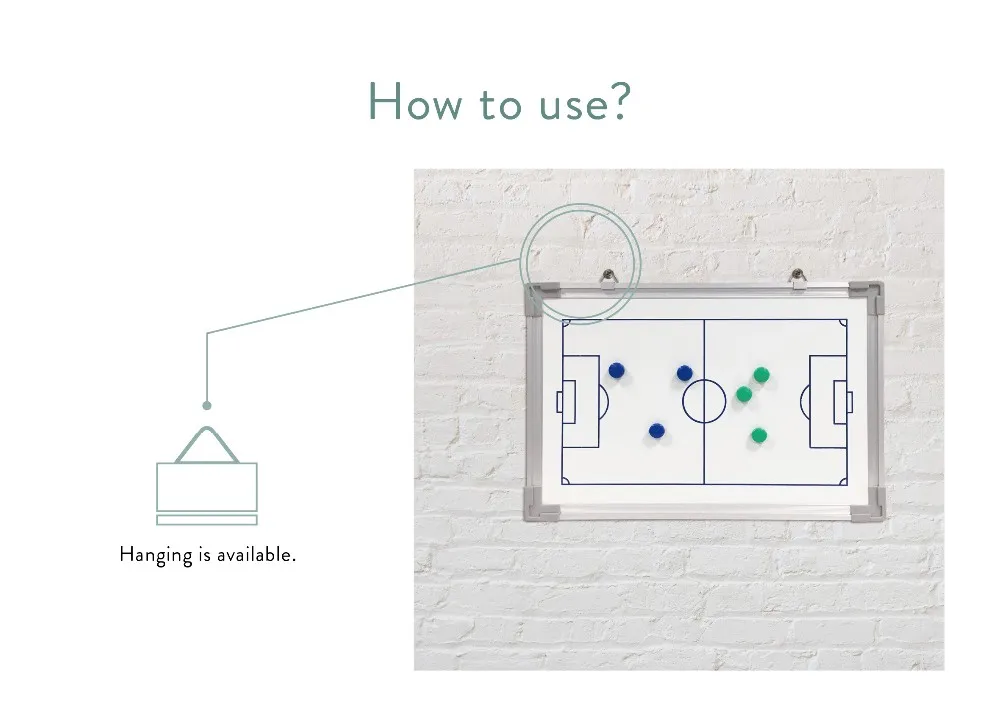 Magnetic coaching tactic board tennis basketball baseball whiteboard