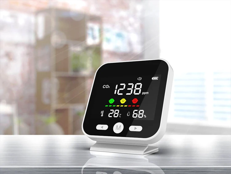 desktop CO2 meter CO2 monitor Air Quality Monitor CO2 detector carbon dioxide meter Home car gas analyzer
