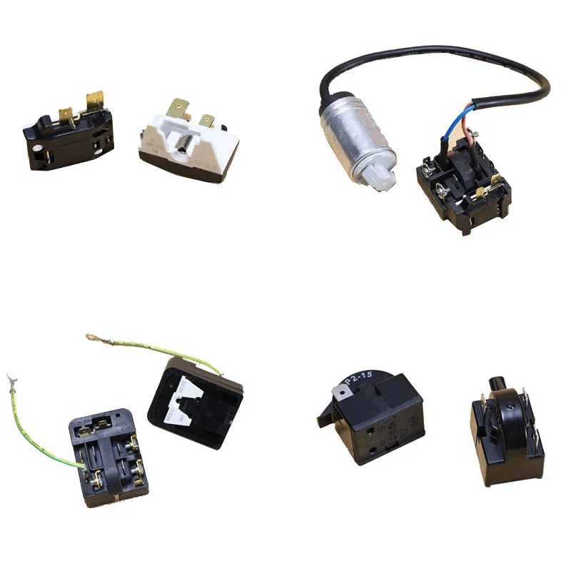 Refrigerator freezer parts compressor starter capacitor overload thermal protector general accessories