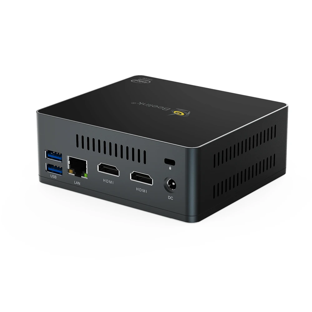 Beelink GK Mini J4125 8GB 128GB 5G Wifi Gigabit Ethernet desktop USB 3.0 Computer Ubuntu Win10 Mini PC