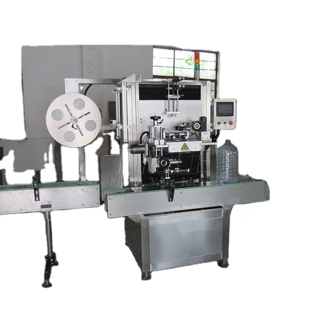 PVC Sleeve labeling machine for drinks/mineral water/juice/pure water with shrink tunnel and steam generator