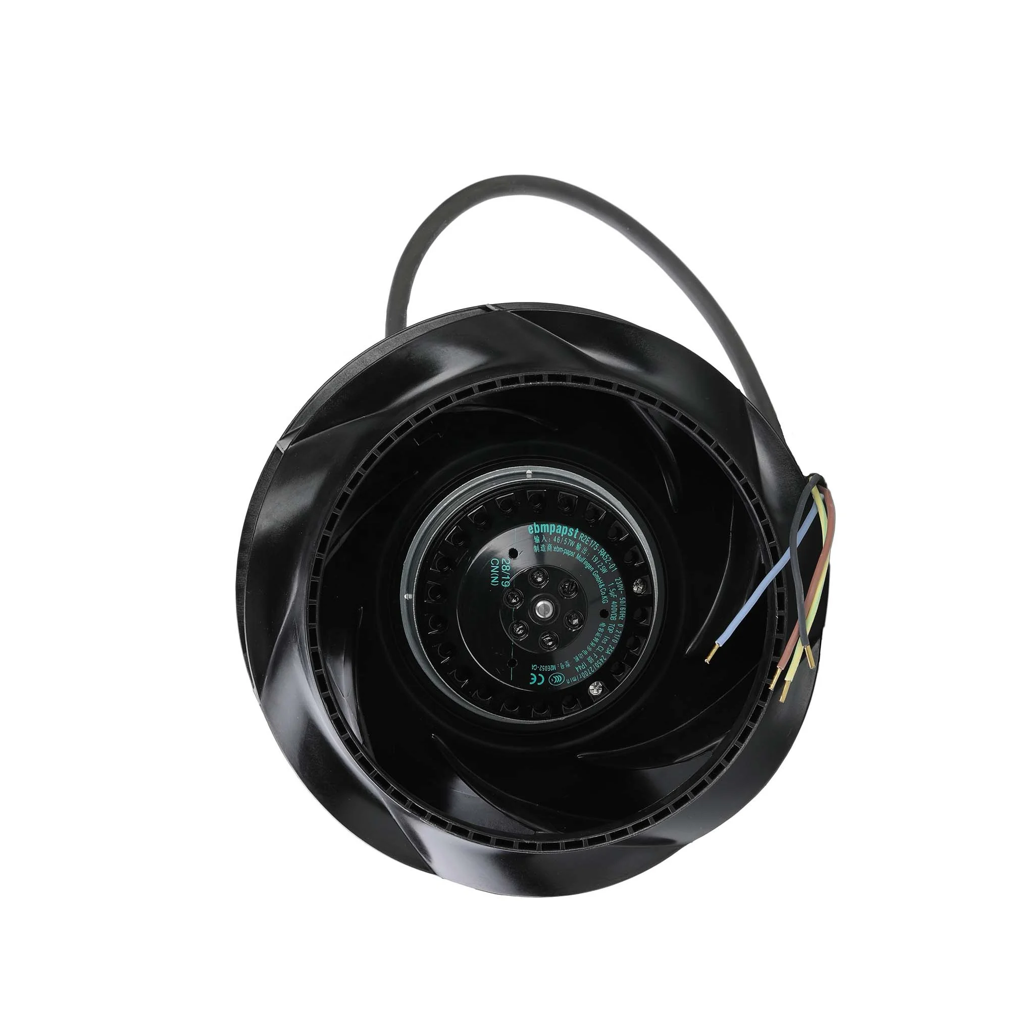 R2E175-RA52-01 ebmapst вентилятор центробежный EBM-PAPST Тип: R2E175-RA52-01 дм вентилятор 230V