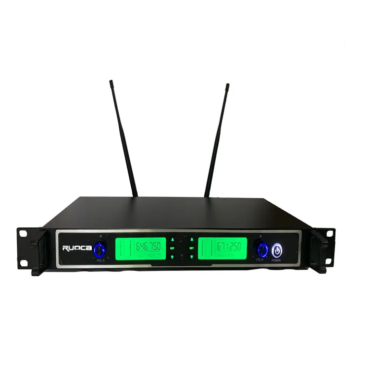 Cheap Price Accessories Dual Channel Vocal Mic Set Uhf Handheld Wireless Microphone