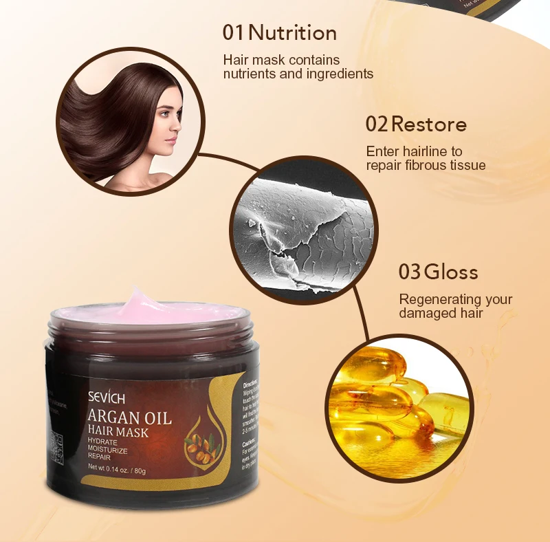 Professional nourishing essences hair mask  rinse free hair smooth cream for dry hair