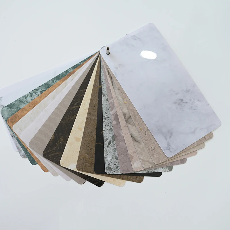 Factory Direct Sales Marble Design PETG Film Decor Film Marbl For Furniture Sheet