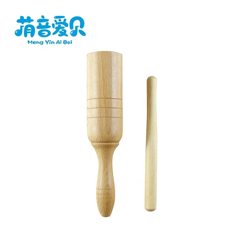 Musical Instruments Wood agogo Orff Instrument wood tone block