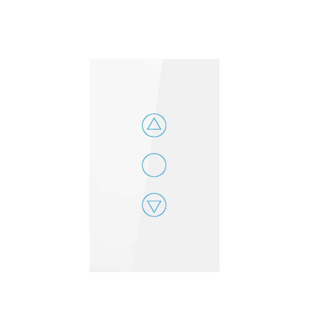 US Standard Waterproof Voice Control 220v Smart Light Wifi Mirror Touch Glass Dimmer Wall Switch for Led Lights with Tuya App