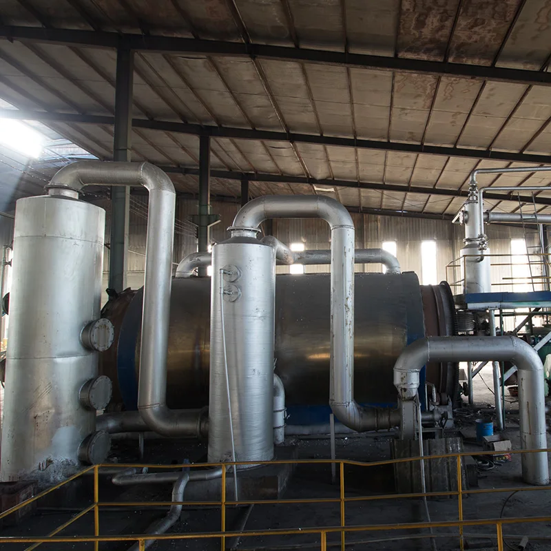 Tyre Pyrolysis 50ton Heavy Oil Purification Carbon Black Powder Processing Plant