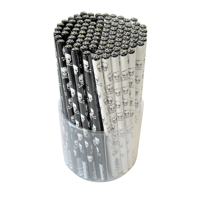 High quality cartoon custom logo pencils with eraser toppers