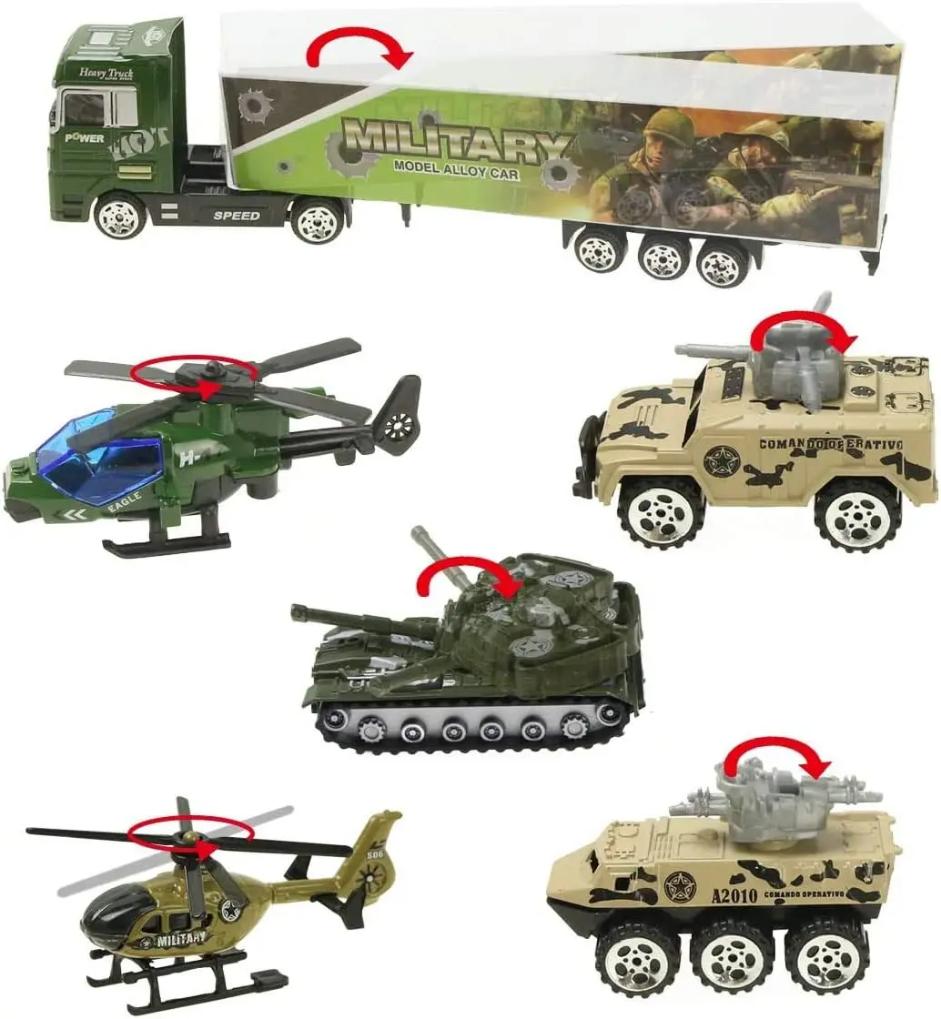 Набор игрушечных мини-боевых машин