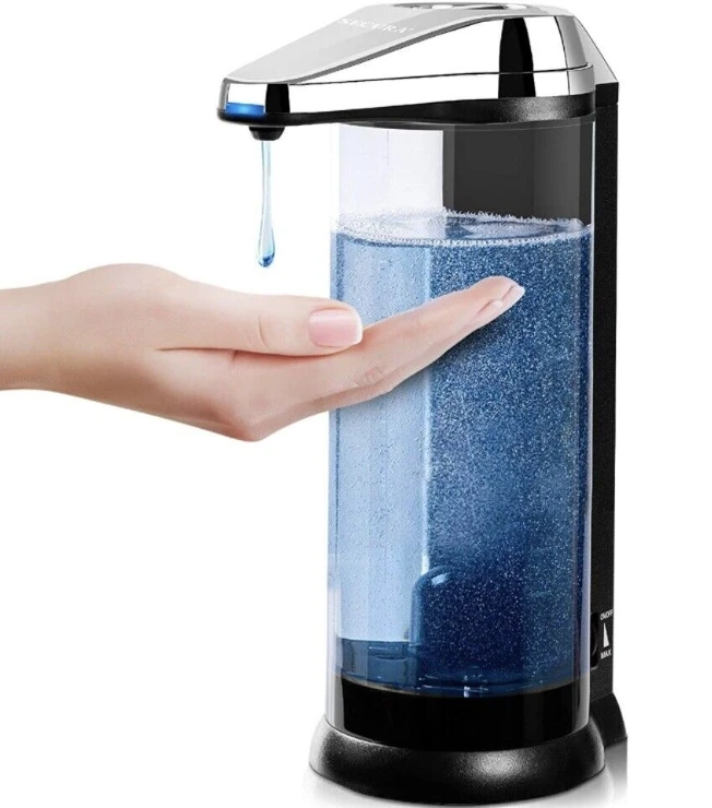 Kingze 500ml Refillable Smart Battery Foaming Sensor Automatic Liquid Soap Dispenser Touchless