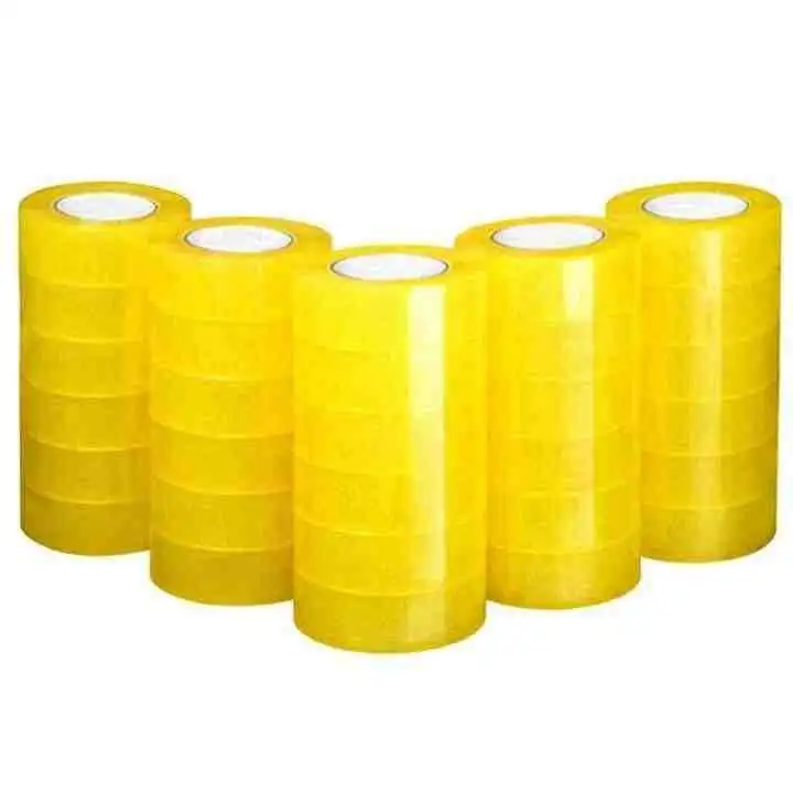 Factory Manufacturing Self Adhesive Tape Plastic Bopp Packing Tape Jumbo Roll Transparent Clear Opp Packing Tape